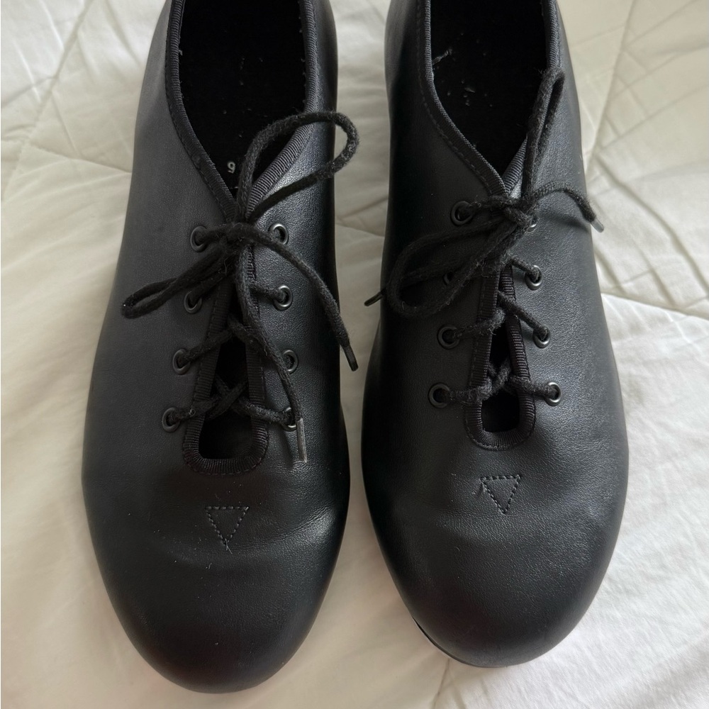 Bloch Techno Matte Black Lace-Up tap Shoes 6